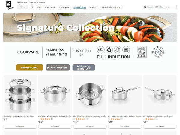 Signature Collection — BRA Cookware