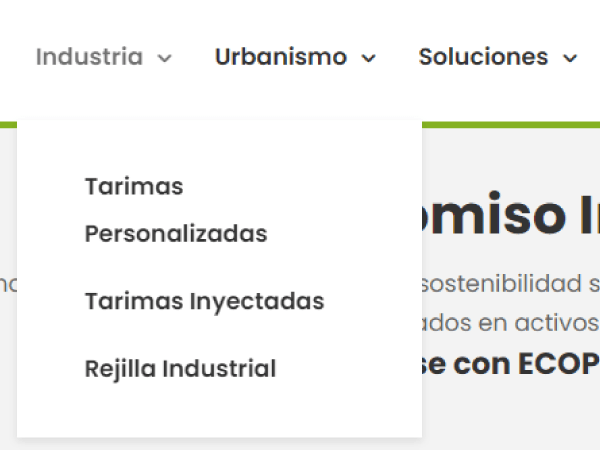 Menú de navegación